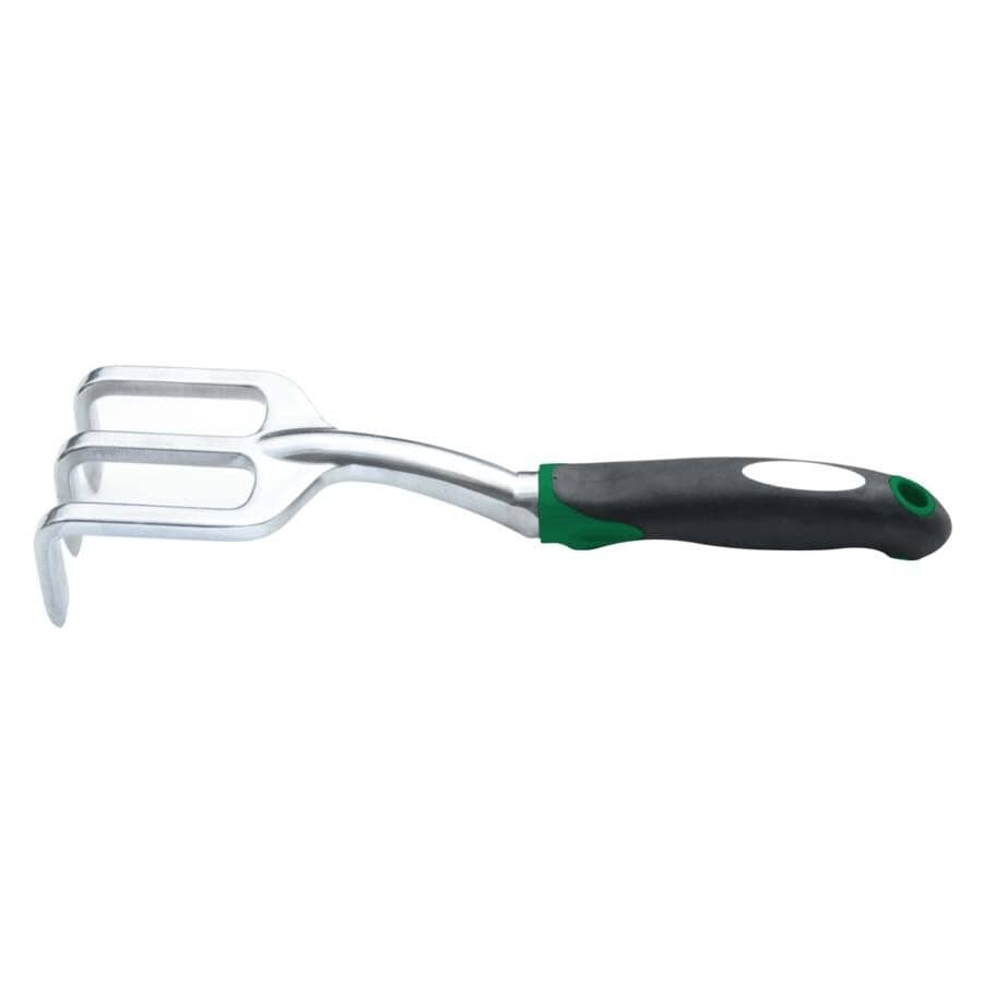 HOME ESSENTIALS:Aluminum Hand Cultivator, with Soft Grip Handle