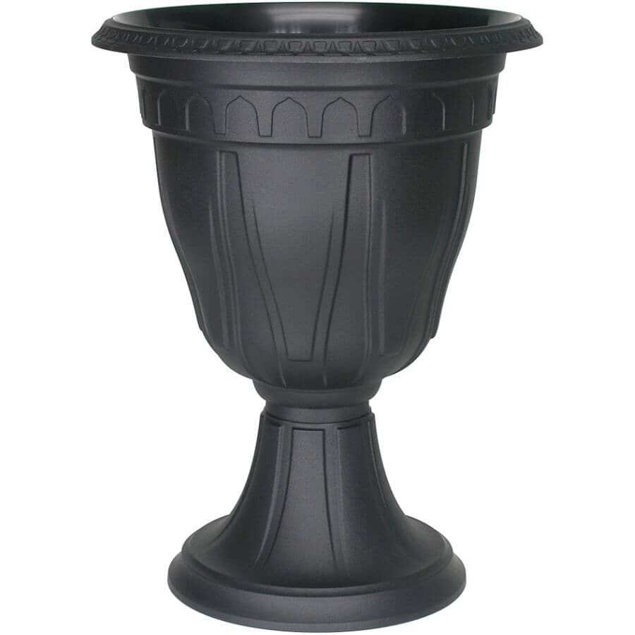 DCN:20" Black Plastic Azura Urn