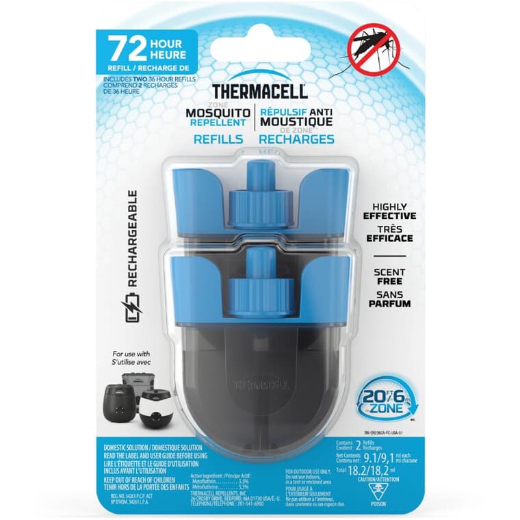 Rechargeable Mosquito Repeller Refills - 2 Pack, 36 Hours