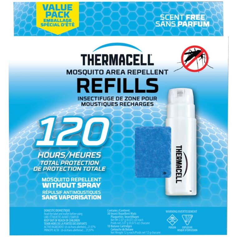 Original Mosquito Repellent Refills - 10 Cartridges & 30 Mats