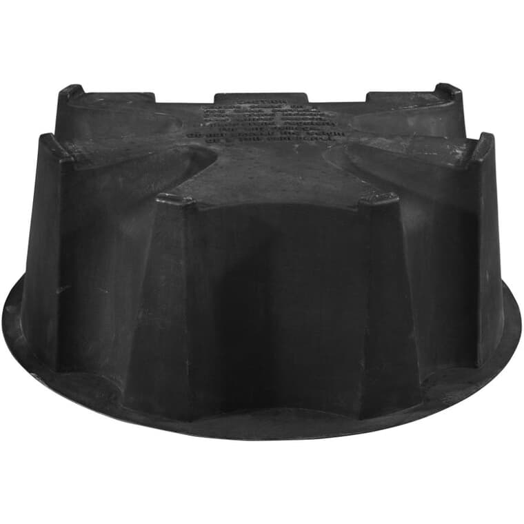 Flat Back Rain Barrel Stand - Black