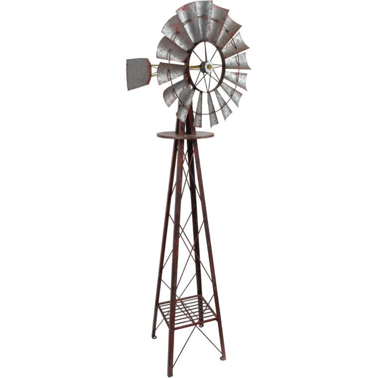 Galvanized Windmill Windspinner