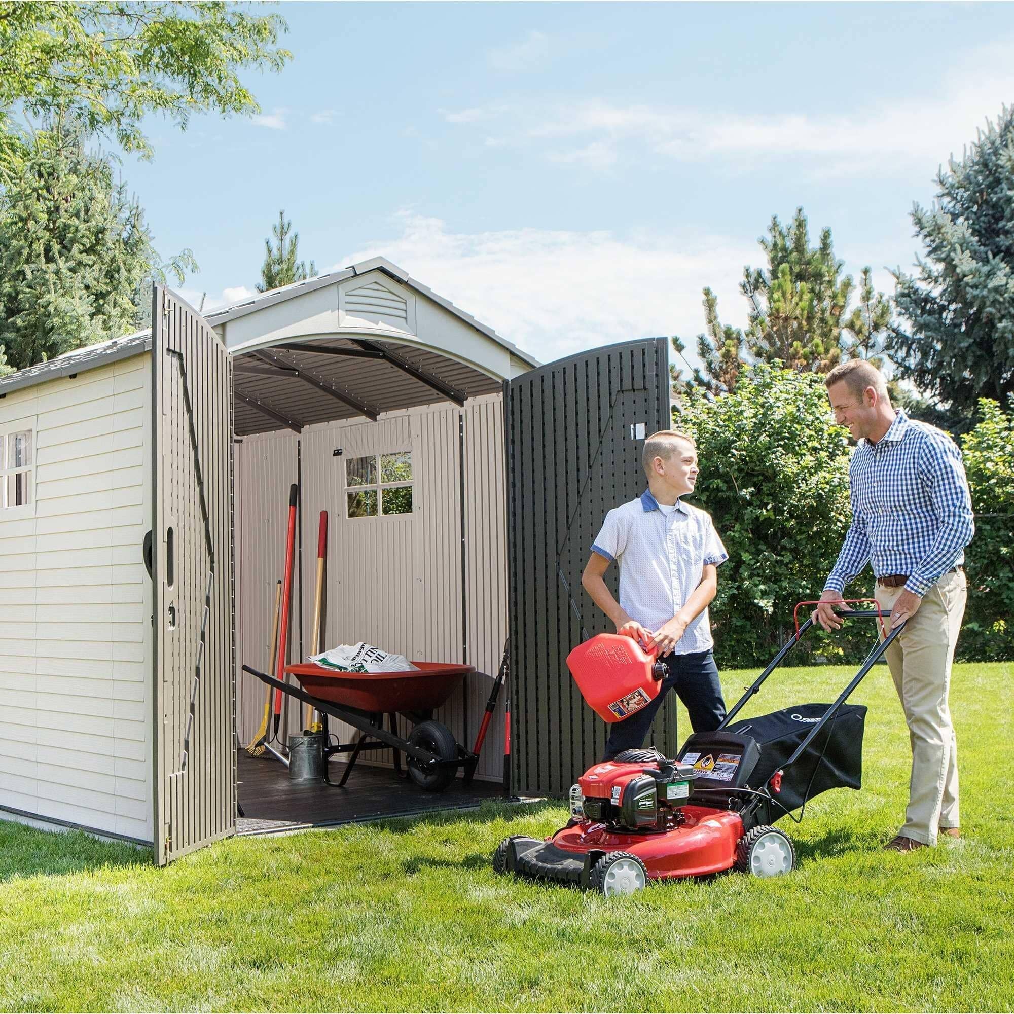 LIFETIME 7' x 9.5' Outdoor Storage Shed | Home Hardware
