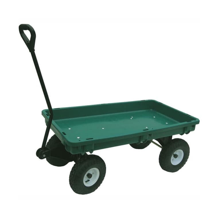 Chariot de jardin tout usage Poly Deck Wagon, 20 po x 38 po