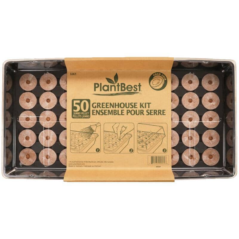 PLANTBEST Coconut Coir Pellet Greenhouse Kit | Home Hardware