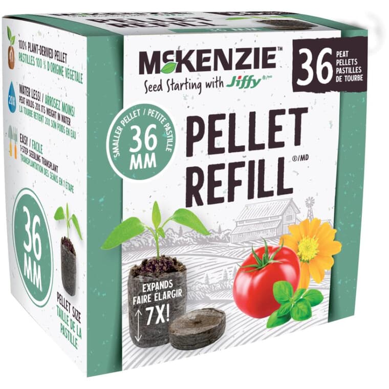 Peat Pellet Refills - 36 pack