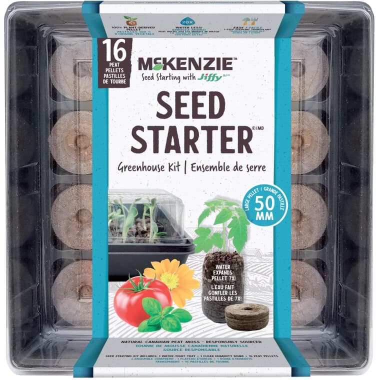 Seed Starting Tray - holds 16 Pellets