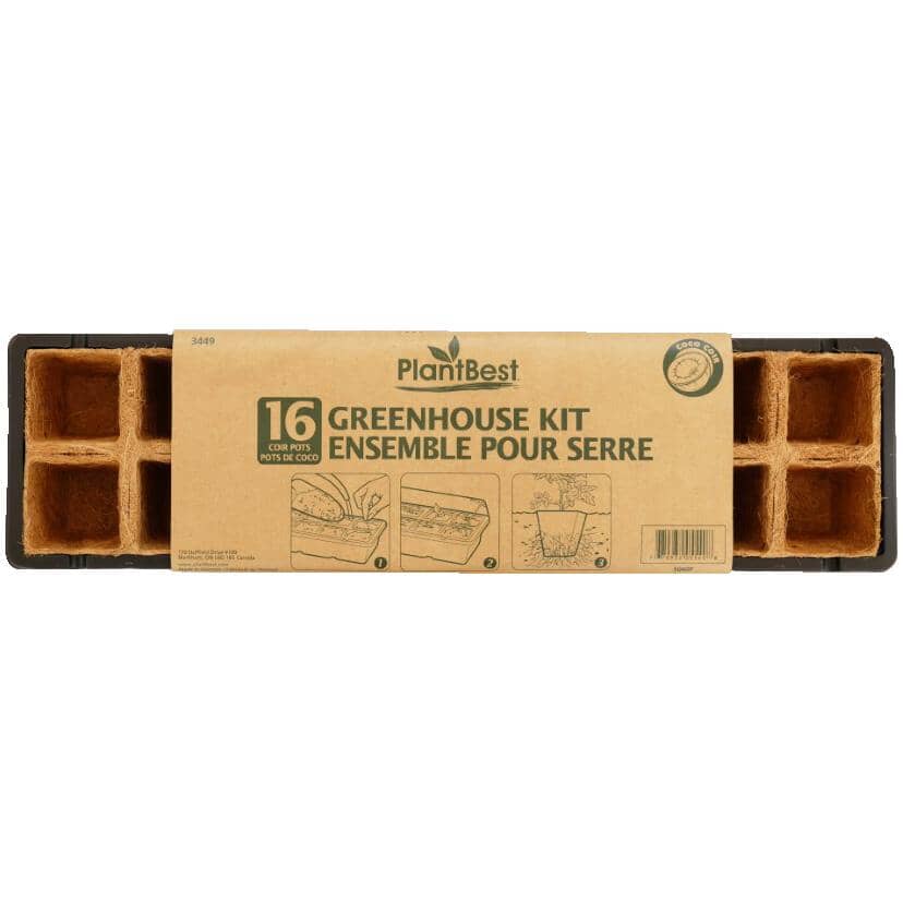 PLANTBEST Seed Tray Starter Kit with 16 Pellets | Home Hardware