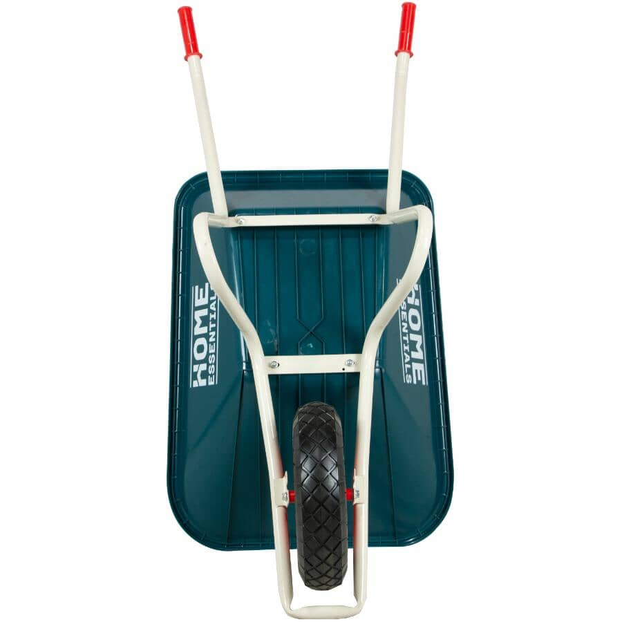 HOME ESSENTIALS 4 Cu. Ft Poly Tray Wheelbarrow | Home Hardware