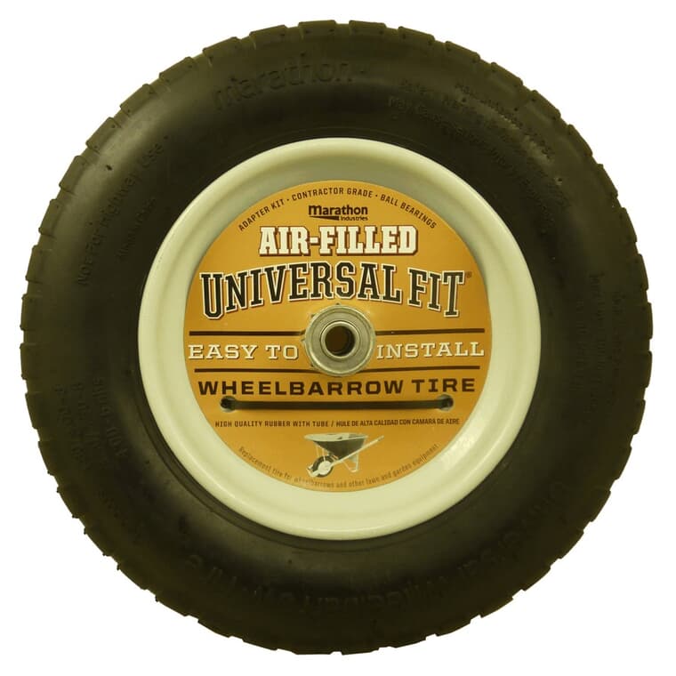 14.5" Universal Wheelbarrow Wheel and Tire