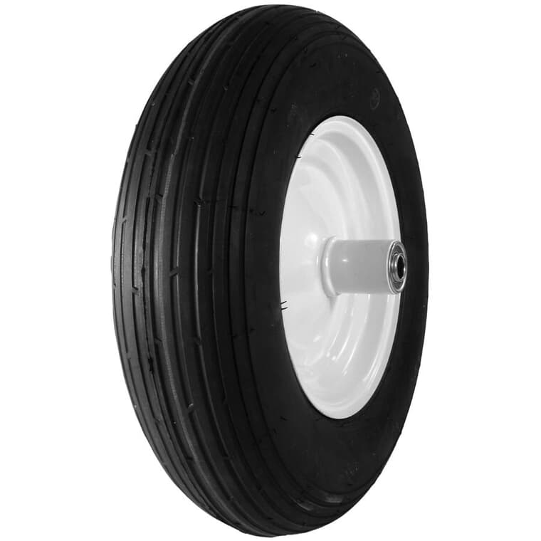 16" Pneumatic Wheelbarrow Wheel and Tire