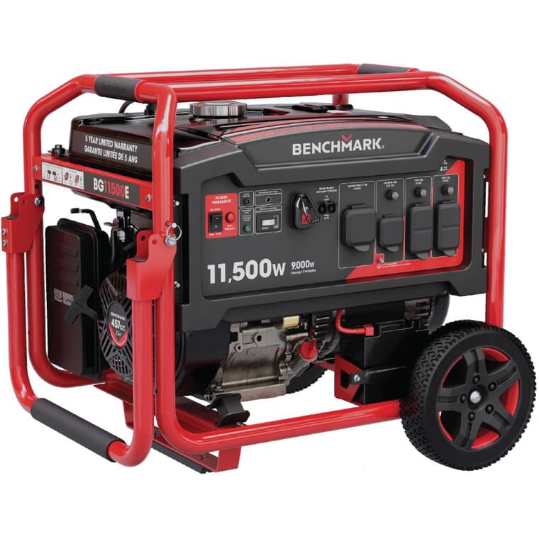 Portable Gas Generator - with Remote Start, 11500W 76-80dB