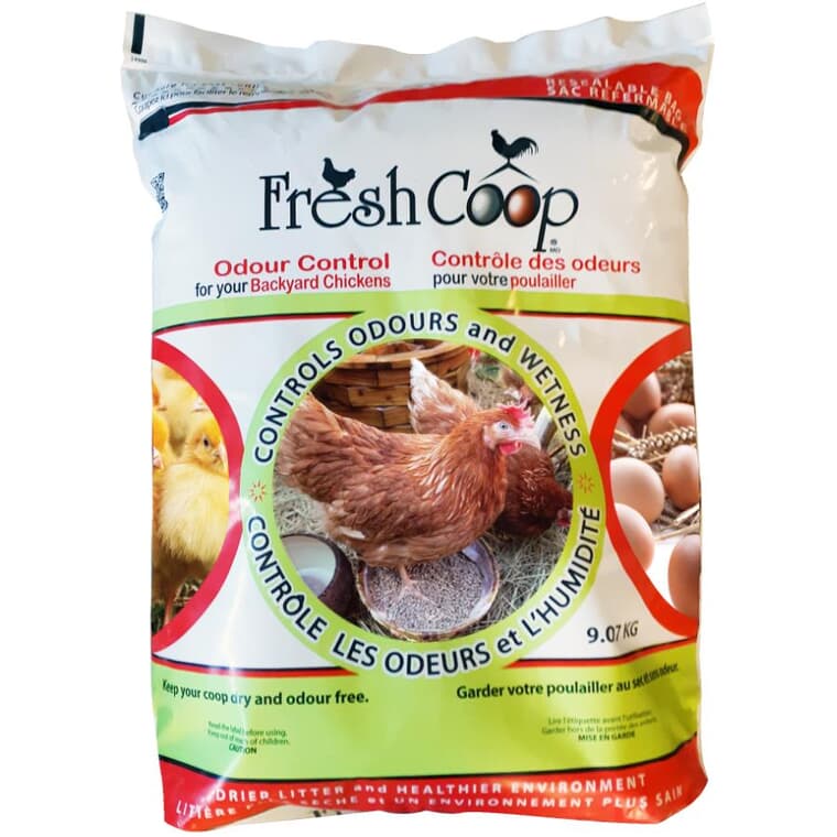 Odour Control - for Backyard Chickens, 9.07 kg