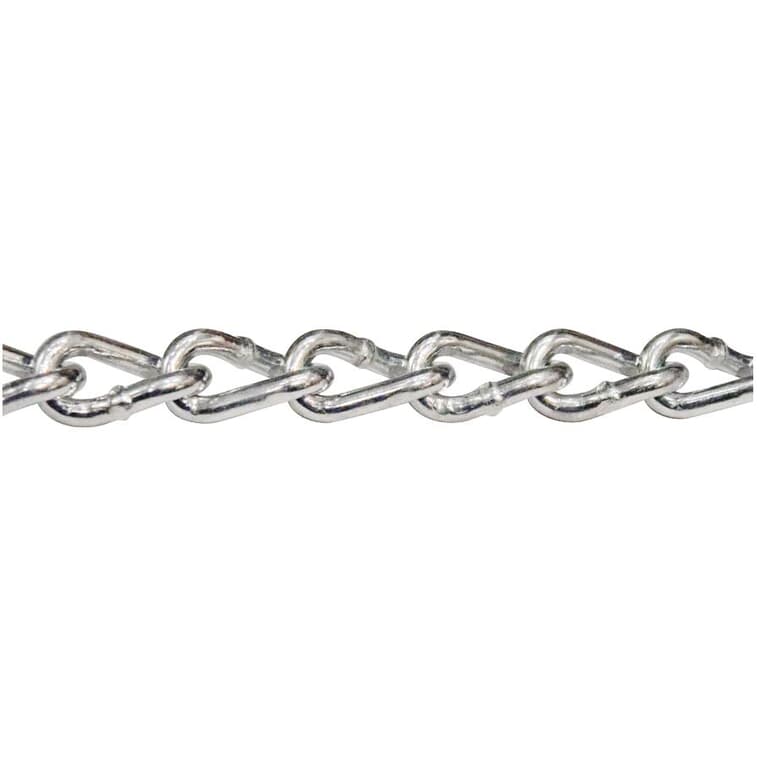 1' x 1/8" Twist Machine Chain - Zinc Plated
