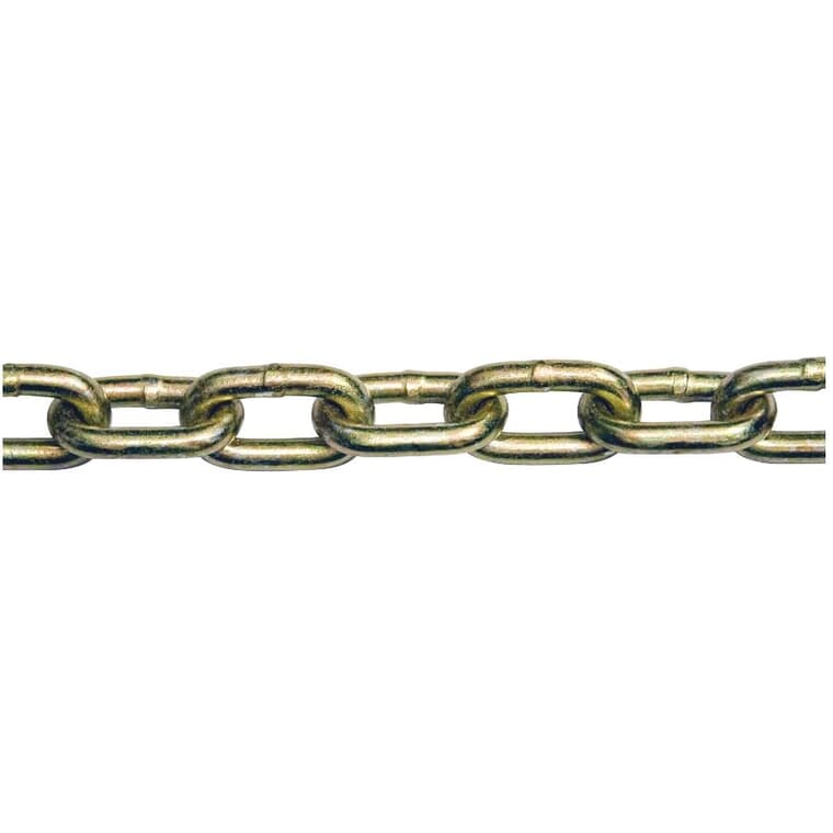 1/2" x 5' Grade 70 Transport Chain - Chromate Gold