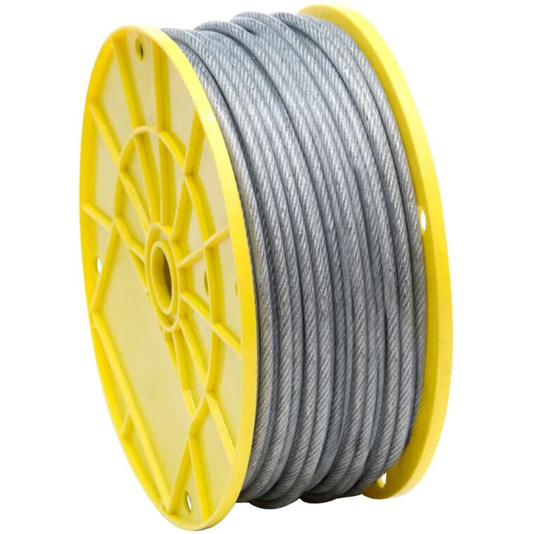 1' x 1/8" 7 x 7 Strands Coated Aircraft Cable