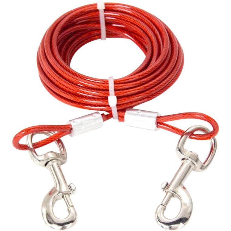 20' Heavy Duty Coated Tie-Out Cable