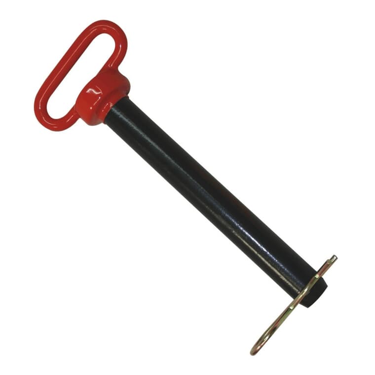 Red Head Hitch Pin with Clip - 1" x 7-1/2"
