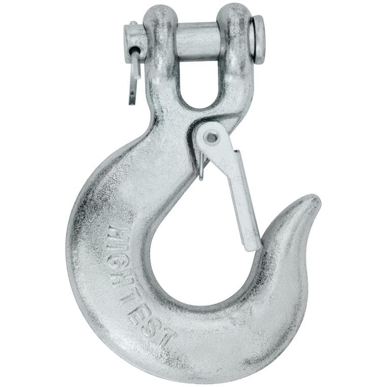 1/4" Grade 43 Slip Clevis Hook - with Latch