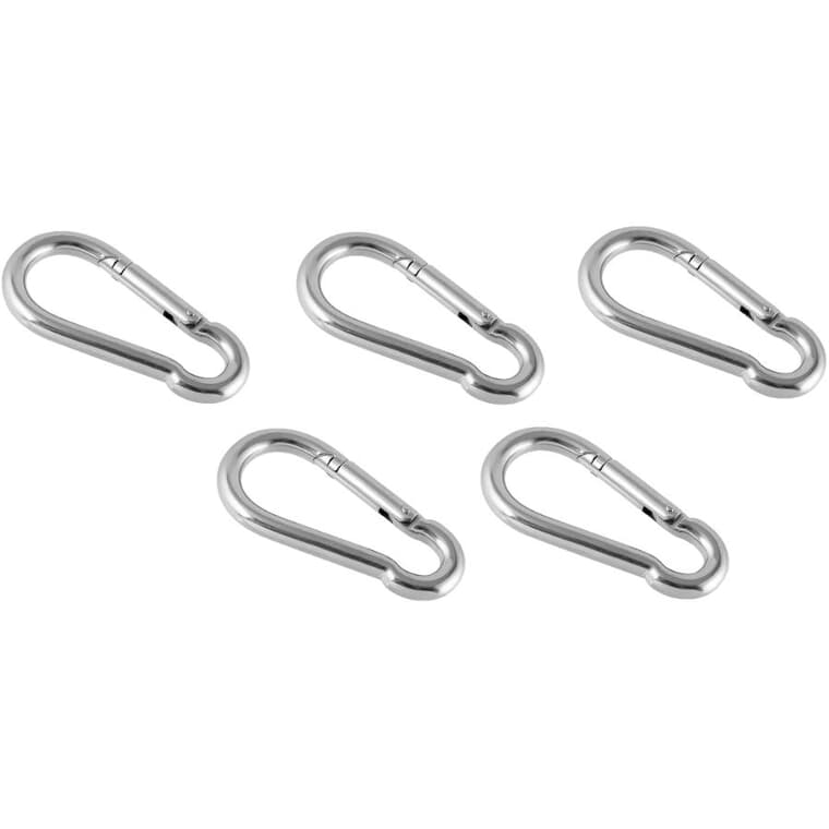 3-1/8" Galvanized Security Snaps - 5 Pack