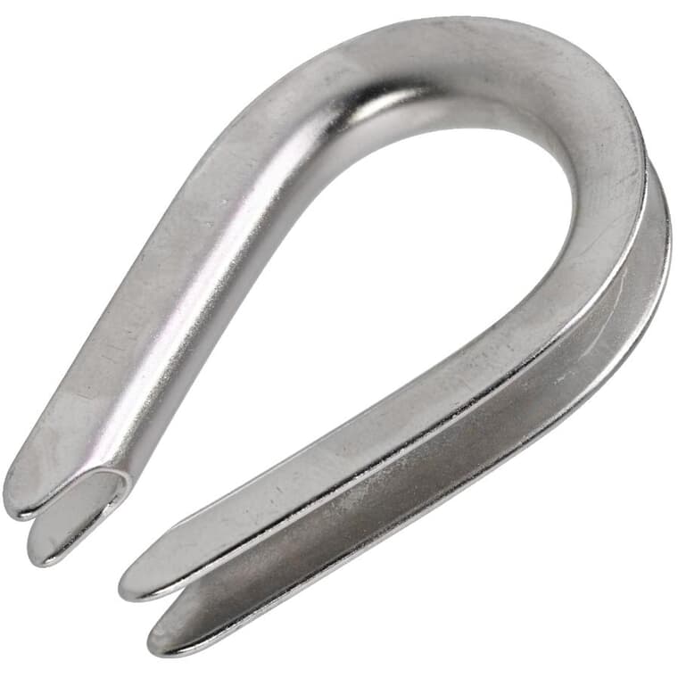 1/8" Wire Rope Thimble - Stainless Steel