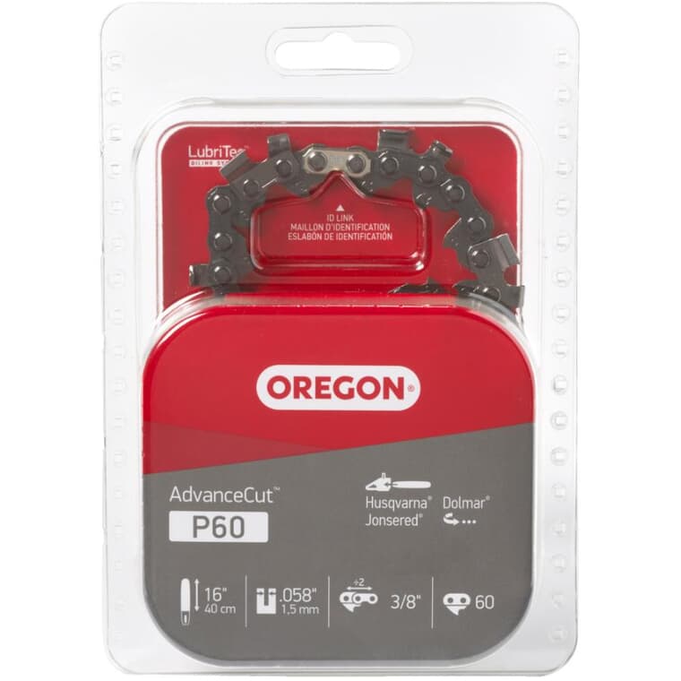 P60 AdvanceCut Replacement Chainsaw Chain - 16"