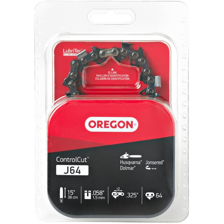 J64 ControlCut Replacement Chainsaw Chain - 15"