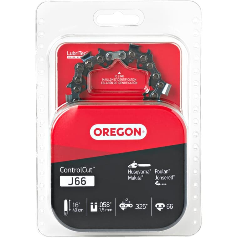 J66 ControlCut Replacement Chainsaw Chain - 16"