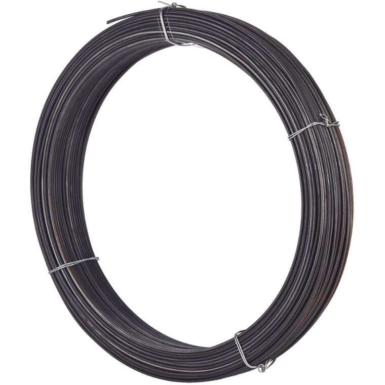 12-Gauge Annealed Merchant Wire - Black, 10 lb