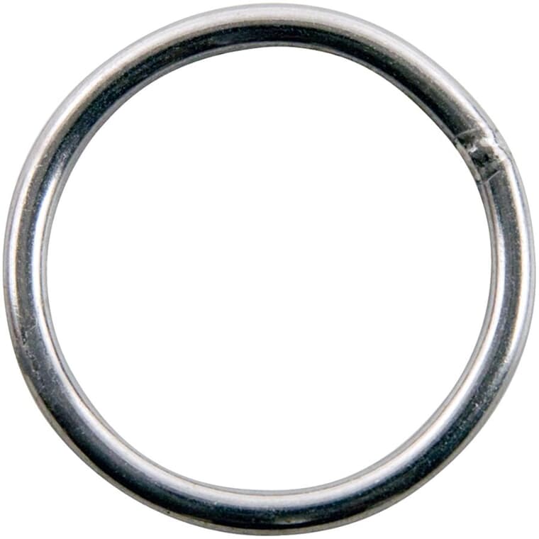 Nickel Plated Harness Ring - 1"