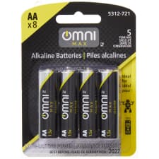 Energizer E91MP-8 MAX AA Batteries - 8-Pack, Long-Lasting Power For High-Drain Devices