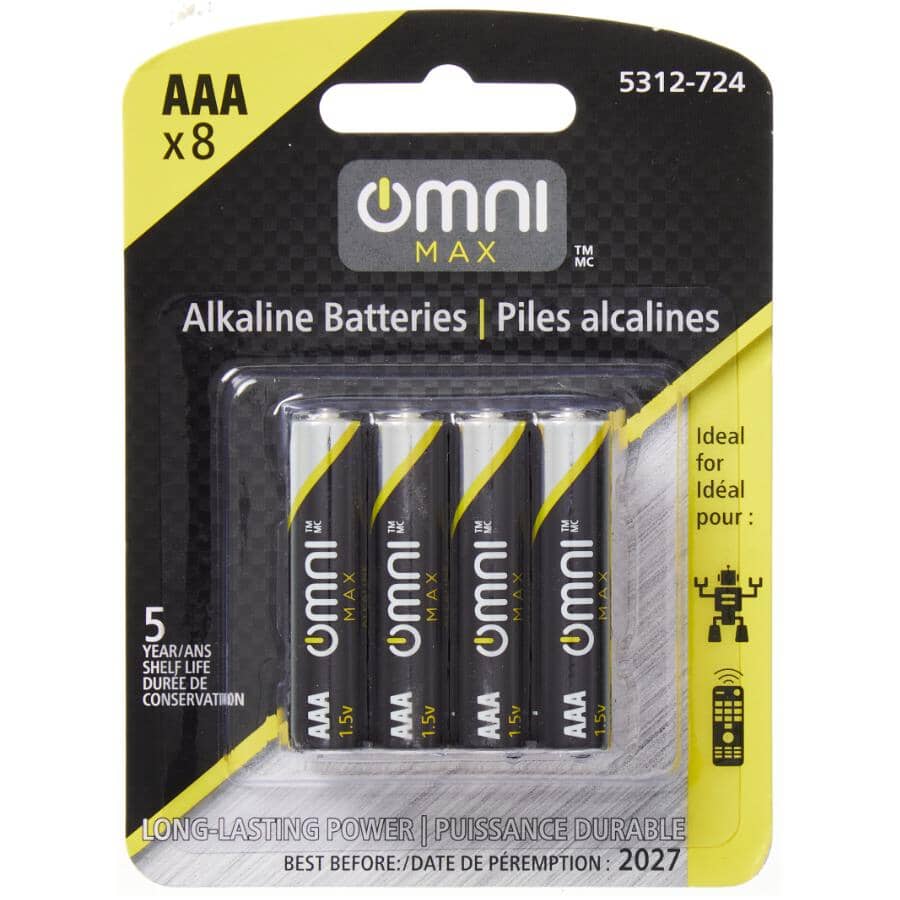 ENR MAX Alkaline AAA Batterien – LR03, 4er Pack, Langlebig & Robust