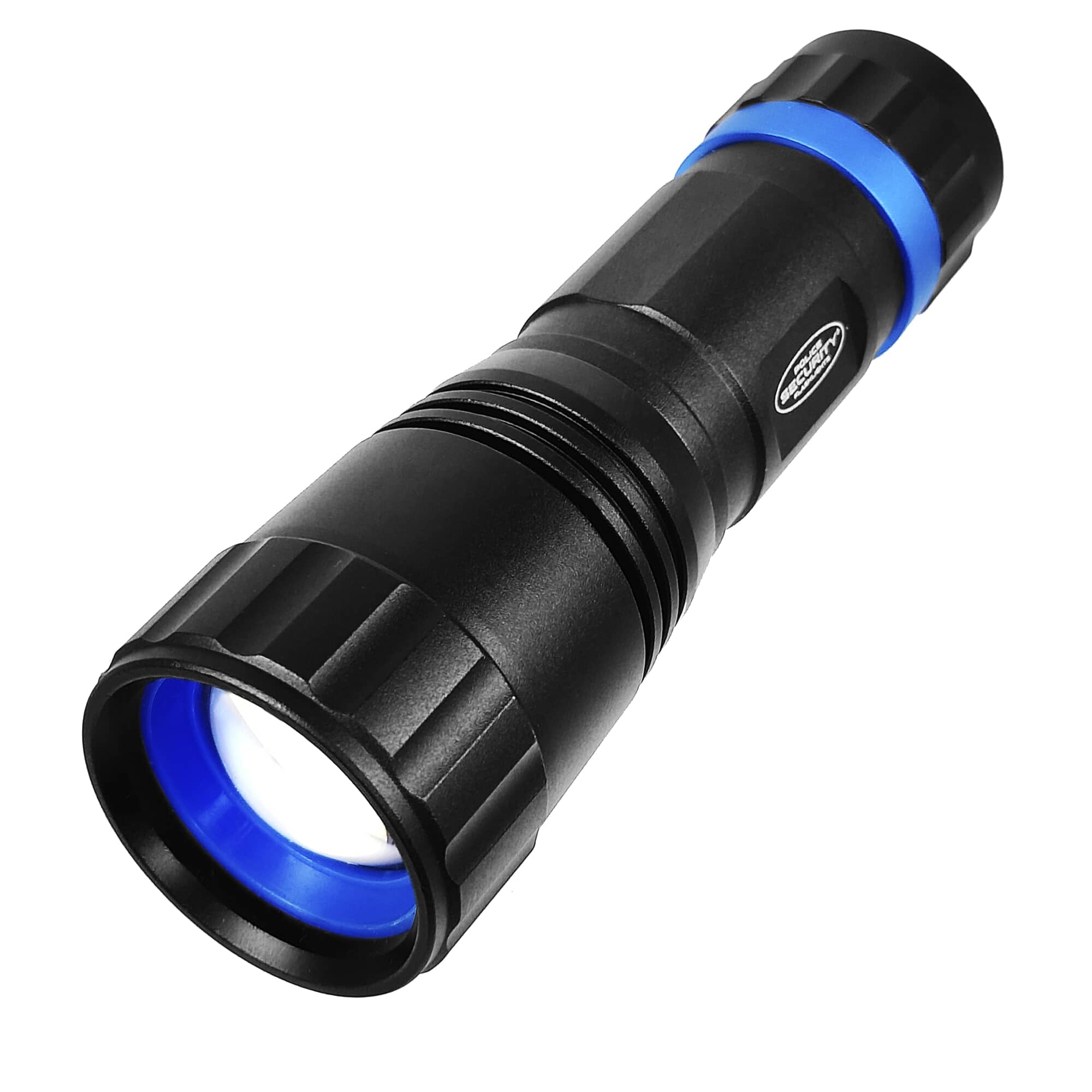 POLICE SECURITY FLASHLIGHTS LED Scope Flashlight with 4 AAA Batteries ...