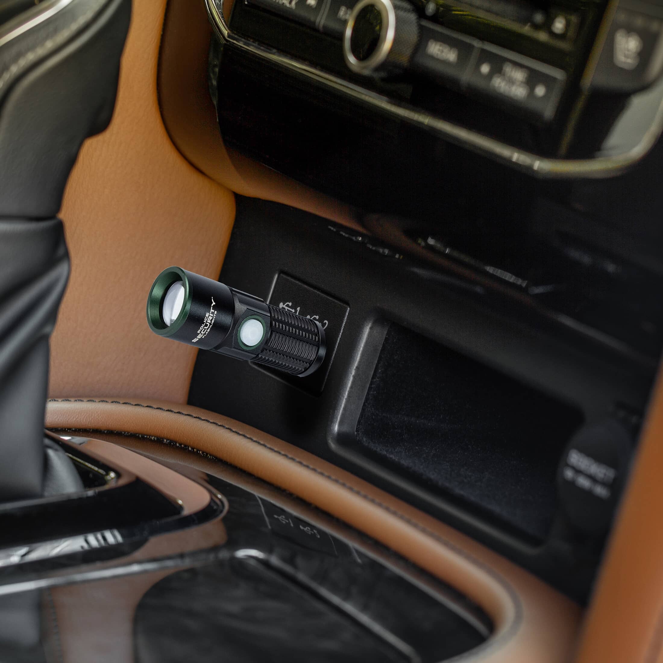 Led Car Flashlight POLICE SECURITY FLASHLIGHTS LED USB Rechargeable Car Flashlight | Home ...