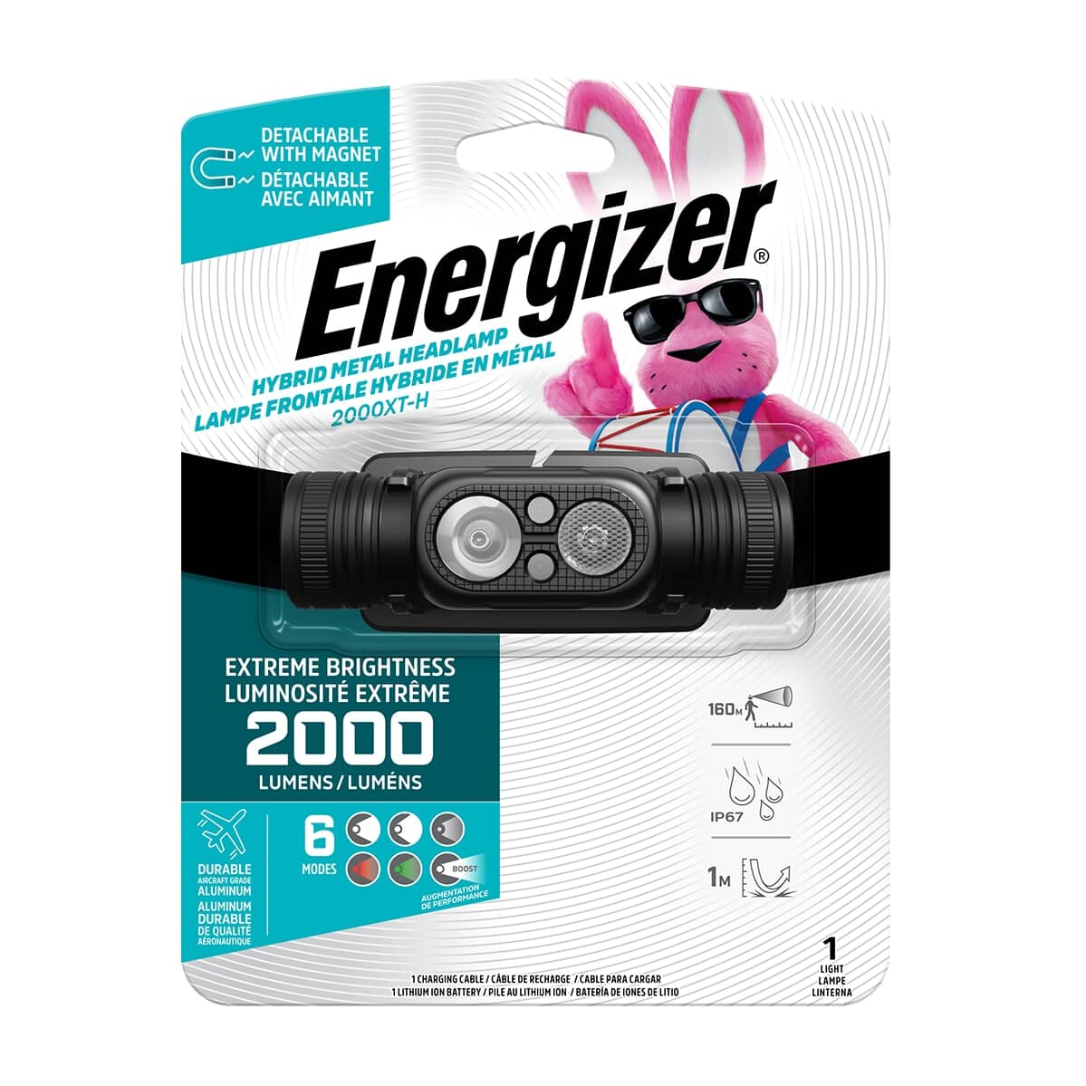 ENERGIZER 2000XT-H Hybrid Rechargeable LED Head Lamp | Home Hardware