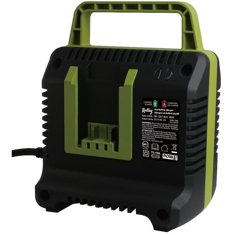 20V Max Lithium-Ion Dual Battery Charger