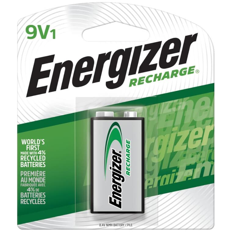 Recharge NiMH Rechargeable 9V Battery