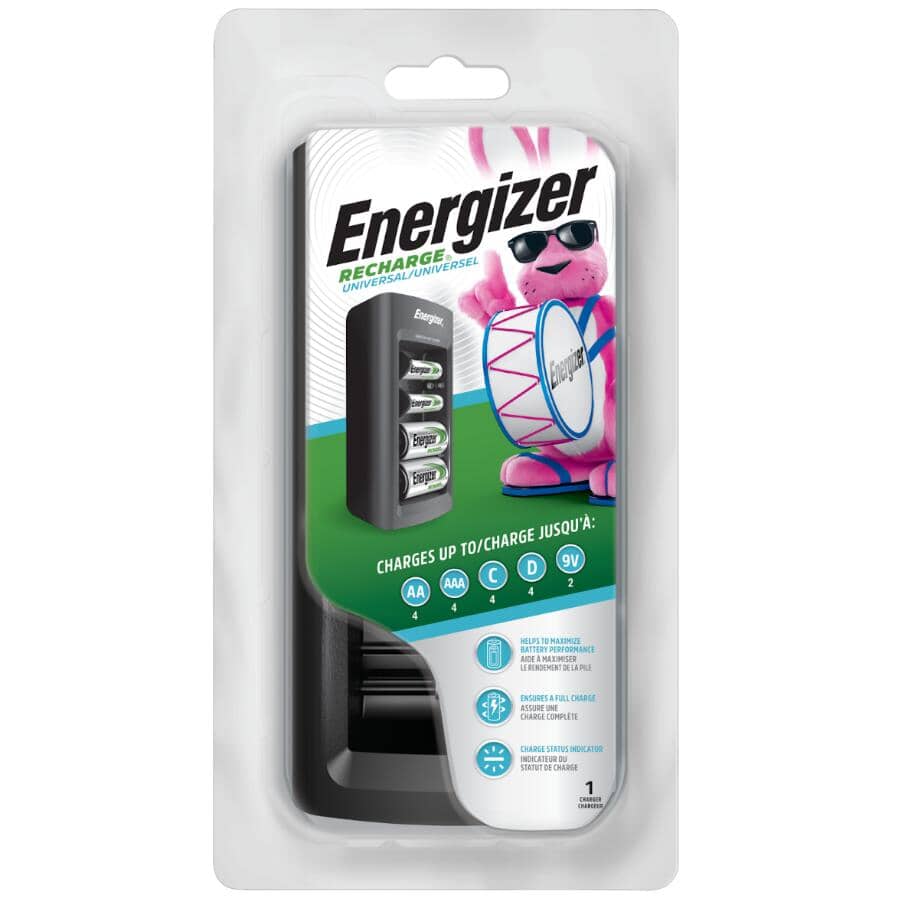 ENERGIZER:Recharge Universal NiMH Battery Charger