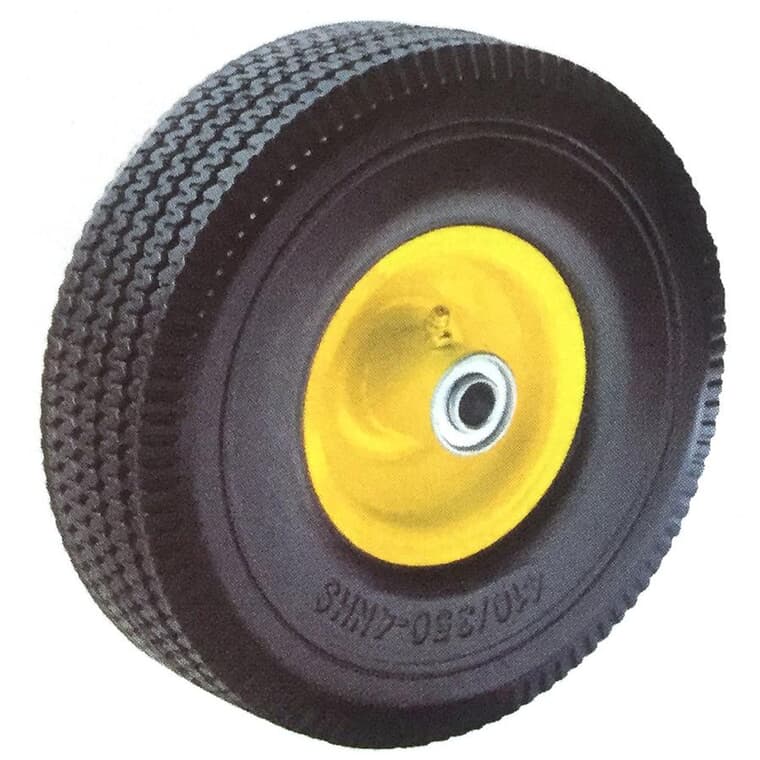 300lb Rated 10" Polyurethane Wheel, for Hand Truck