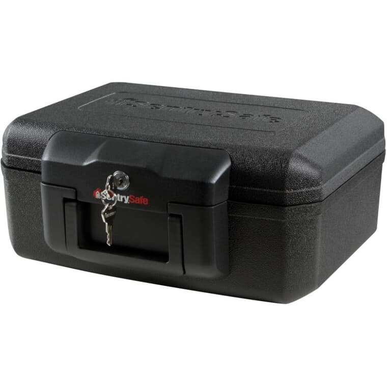 Small Fire & Security Chest with Key - 0.18 cu. ft.