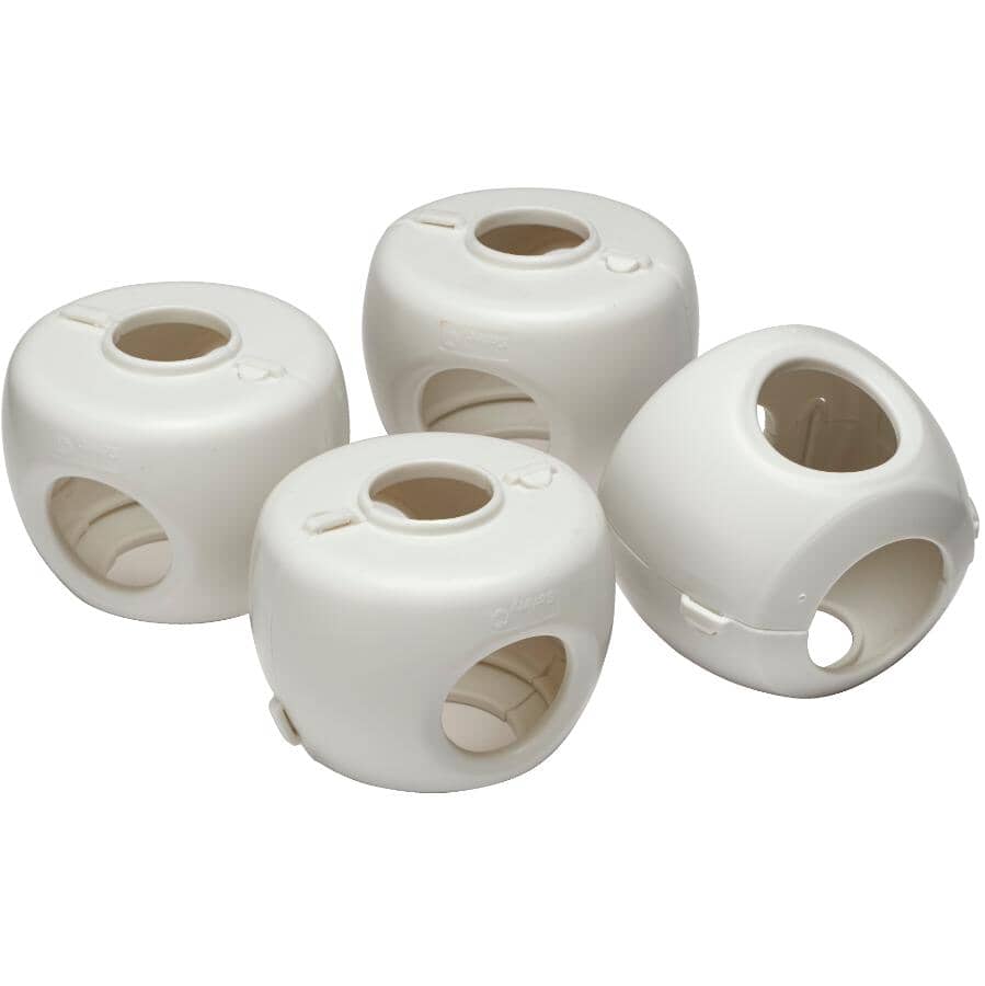 Safety 1st 48394 Grip 'n Twist Door Knob Covers White FREE SHIPPING 