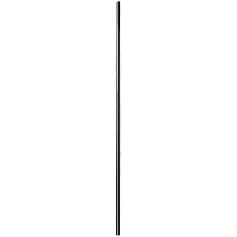 Poteau intermédiaire pour clôture, 1-1/2 po x 7-1/2 pi, noir
