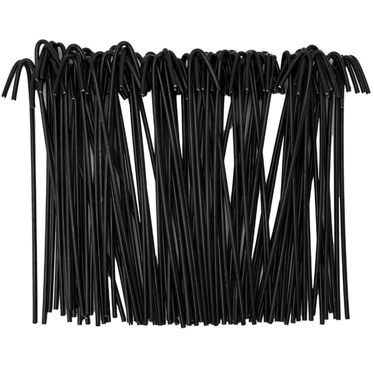 6.5" x 11 Gauge Black Fence Ties - 100 Pack