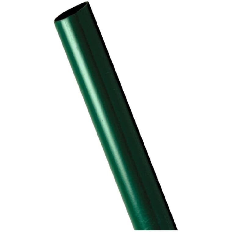 Poteau intermédiaire de 1-1/2 po x 7 pi 6 po pour clôture, vert