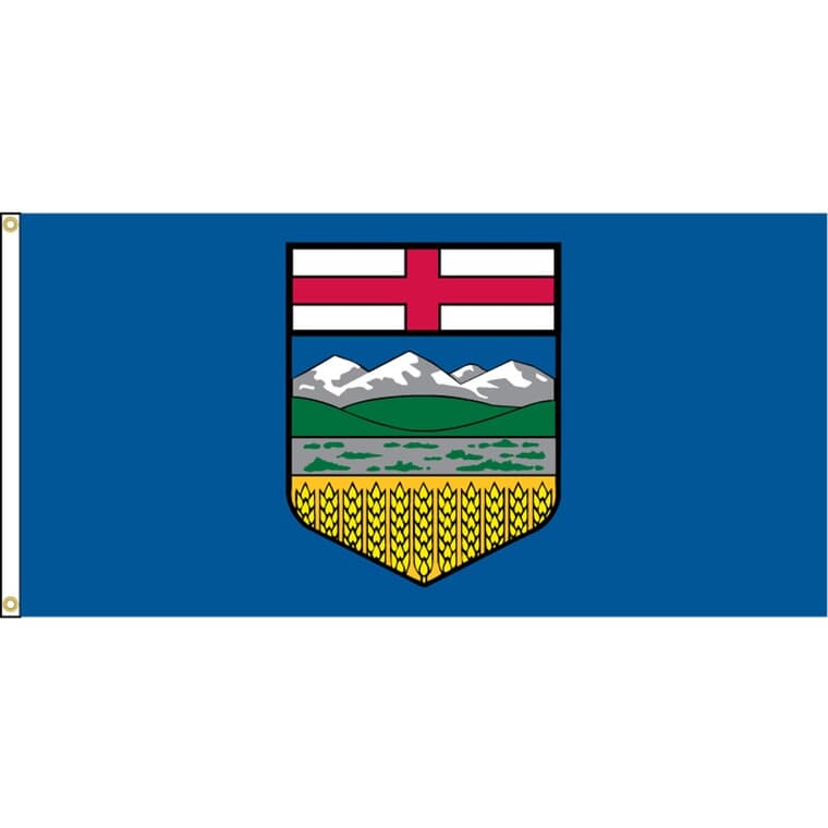 36" x 72" Duraknit Alberta Provincial Flag