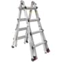 19' Aluminum Multi-Position Ladder - with Casters