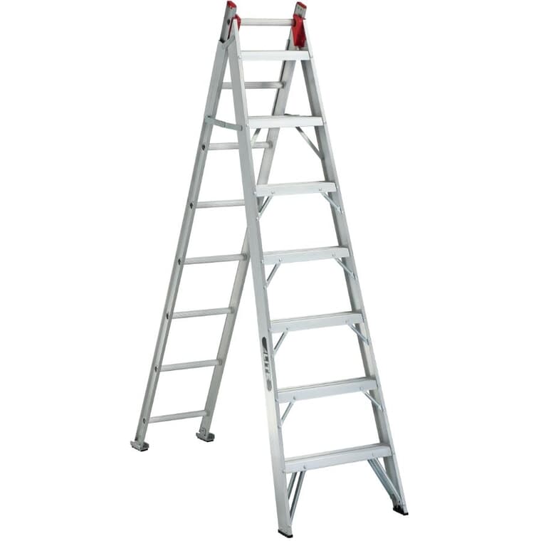 8' #2 Aluminum 3-Way Ladder