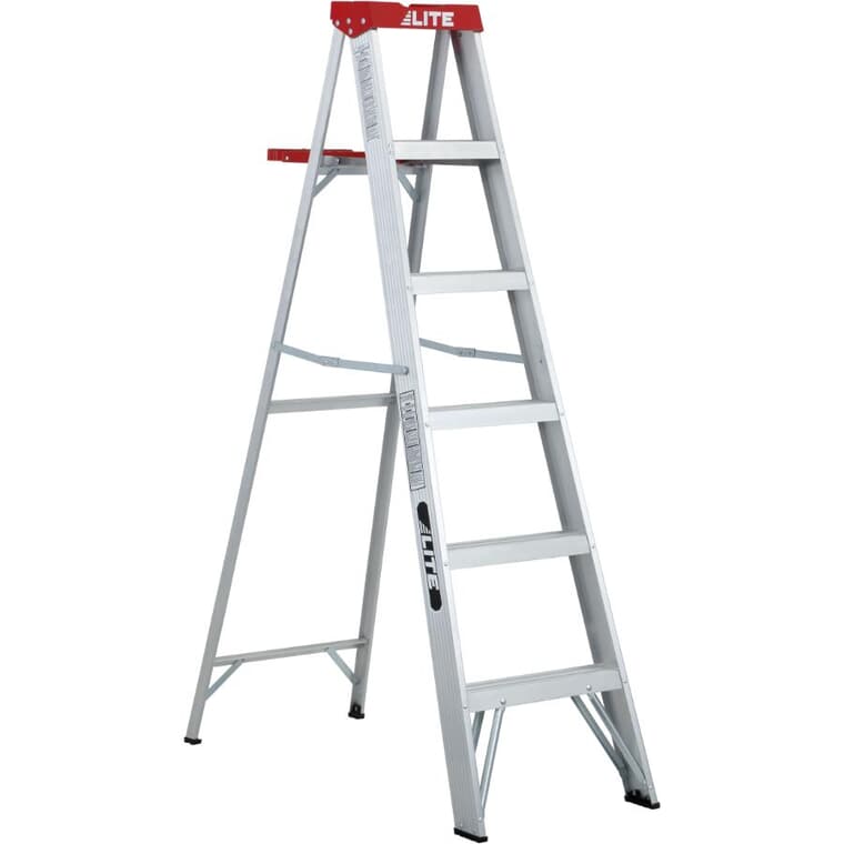 6' #3 Aluminum Step Ladder, with Paint Tray