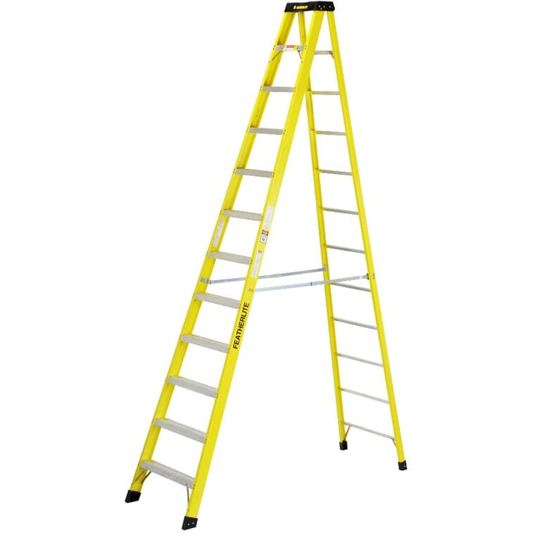 12' #1A Fibreglass Step Ladder