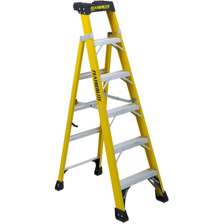 6' #1A Fibreglass Cross Step Ladder